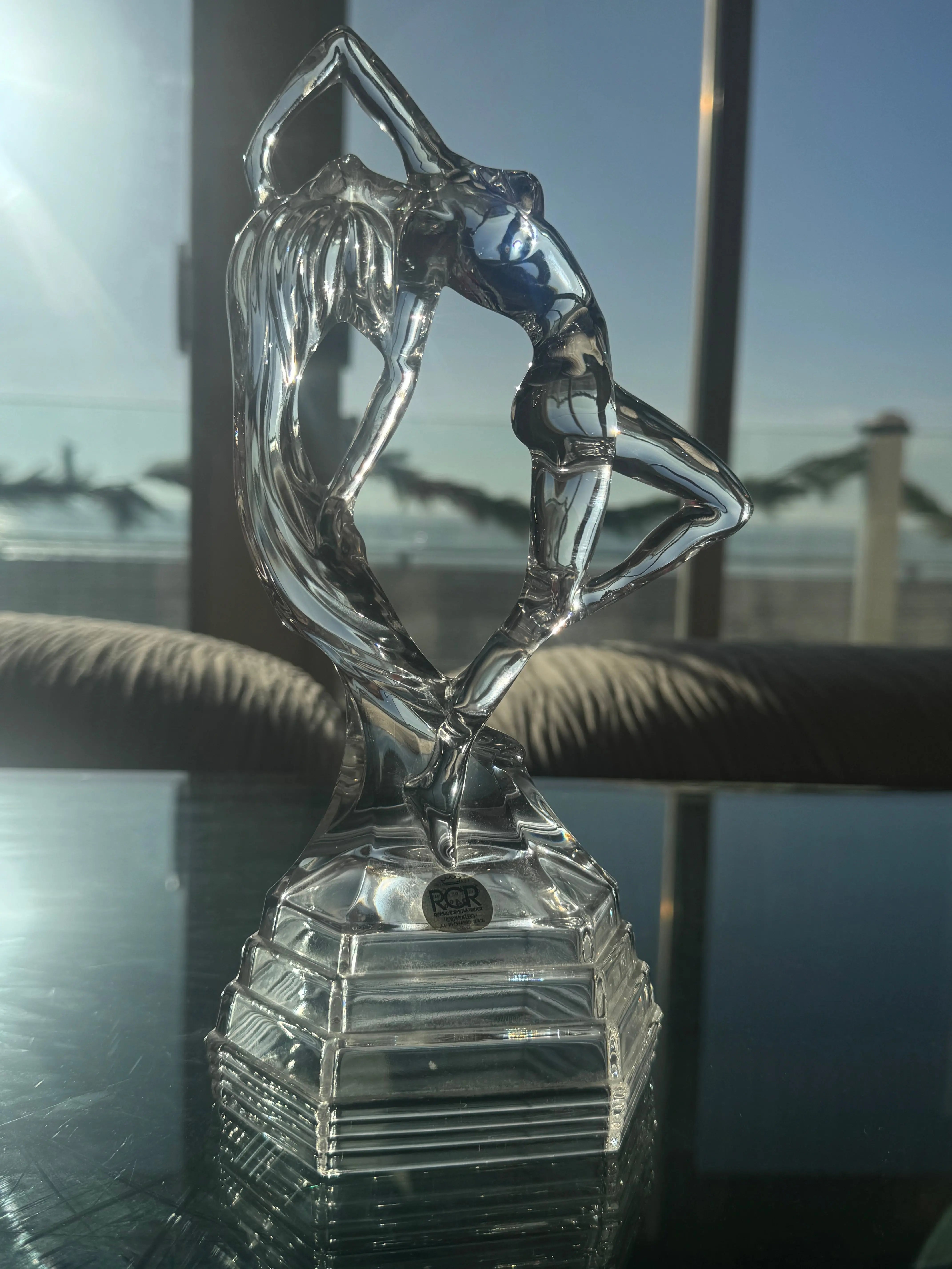 Vintage Italian Crystal Art Deco Dancer Figurine My Store