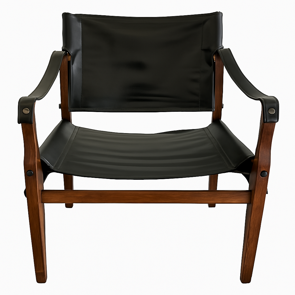 Vintage Mid-Century Safari Chair